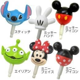 ディズニーキャラクター◎イヤホンジャックアクセサリー☆プラグデコレーション 各種
