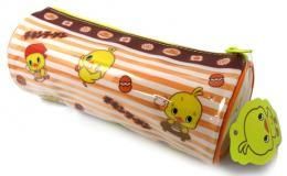 【即納】ベルハウス 日清食品チキンラーメンのキャラクター【ひよこちゃん】 チキラーズ 円筒ポーチ チラシ