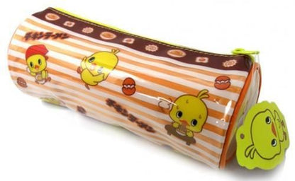 【即納】ベルハウス 日清食品チキンラーメンのキャラクター【ひよこちゃん】 チキラーズ 円筒ポーチ チラシ