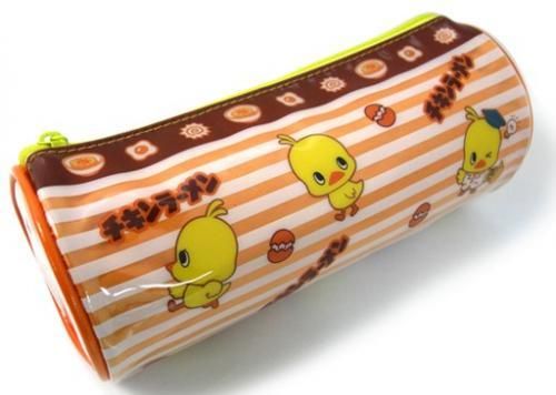 【即納】ベルハウス 日清食品チキンラーメンのキャラクター【ひよこちゃん】 チキラーズ 円筒ポーチ チラシ