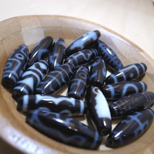 最高級至純天珠 38×12mm ★18種タイプ★