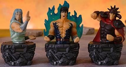 【即納可能】セガ 北斗の拳 フィギュアクロック ケンシロウ/ラオウ/トキ