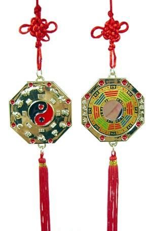 【在庫あり★即納可能】風水 金鏡八卦牌【新品】