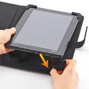 【在庫あり★即納可能】タブレットPC マルチサイズケース(10.1型用)四隅のゴムバンドでサイズ調節【新品】