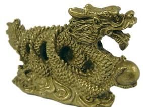 【在庫あり★即納可能】風水 銅製 ミニミニ龍★辰年・竜【新品】