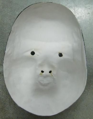 【在庫あり★即納可能】和紙工芸品 張子面 おかめ★オカメ お面【新品★未使用品】