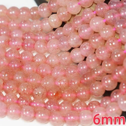 【即納可能】天然石★パワーストーン A級マンガノエピドート in クォーツ ブレスレット φ6mm/8mm【新品】