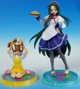 【即納】WAVE(ウェーブ) 涼宮ハルヒの憂鬱 鶴屋さん＆キョンの妹 セット 1/10 完成品フィギュア