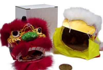 【在庫あり★即納可能】獅子頭 ミニ 張子★風水【新品】