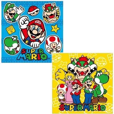 【在庫あり★即納可能】マリオブラザーズ ハンカチ 各種★入園・入学・新学期に！