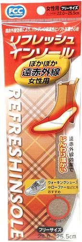 【在庫あり★即納可能】リフレッシュインソール★ぽかぽか遠赤外線★女性用【新品★未使用品】