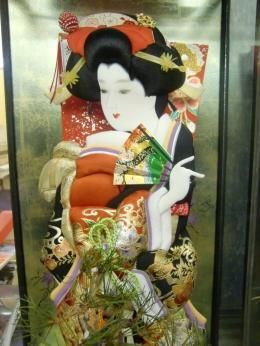 【在庫あり★即納可能】祐月作 18号ケース 御羽子板飾 牡丹 振袖【新品】