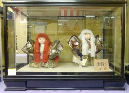 【在庫あり★即納可能】端午の節句人形 廣栄作 ケース 連獅子★五月人形【新品】
