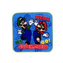 【在庫あり★即納可能】マリオミニタオル「マリオアンドルイージー」【入園・入学 準備アイテム】