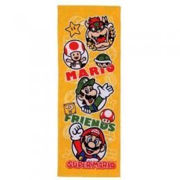 【在庫あり★即納可能】マリオ ジュニアバスタオル マリオアンドフレンズ【キャラクターグッズ★雑貨】