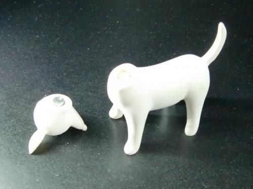 【在庫あり★即納可能】ストッ犬★指輪ディスプレイ★リング置き【新品★未使用品】