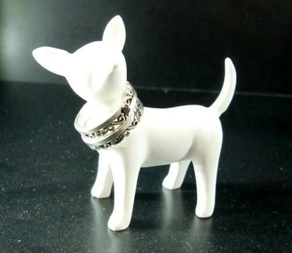 【在庫あり★即納可能】ストッ犬★指輪ディスプレイ★リング置き【新品★未使用品】