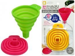 【在庫あり★即納可能】たためる！シリコンロート 大★収納便利なじょうご【新品★未使用品】