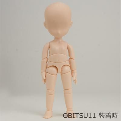 【在庫あり★即納可能】オビツ製作所 11cmオビツボディ用 無植毛ヘッド 11HD-D01★ナチュラル/ホワイティ【新品】