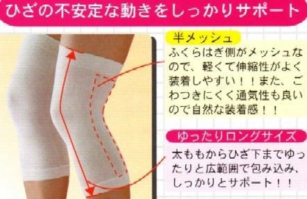 【市場最安】ゲルマニウム配合パワー ゲルマひざサポーター