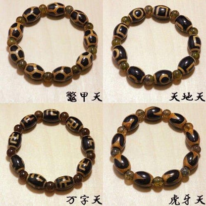【在庫あり★即納可能】天然石 パワーストーン 天珠+龍紋石 ブレスレット 各種