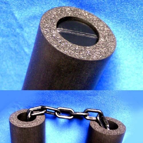 【在庫あり★即納可能】ソフト スポンジヌンチャク ブラック忍者柄★ブルースリー気分で【新品★未使用品】