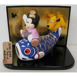 【在庫あり★即納可能】ディズニー ミッキー＆プルート 鯉乗り★五月人形★端午の節句★鯉のぼり【新品★未開封品】