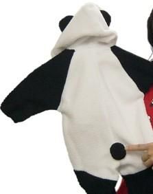 【在庫限り終了】子供用 パンダ 着ぐるみ★サイズ：70/80/90★フリース【新品★未使用品】