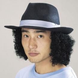 【在庫あり★即納可能】探偵ハット 髪の毛付き★探偵物語 工藤俊作風★JIG/6537【仮装・かぶりもの・パーティーグッズ】【新品★未使用品】