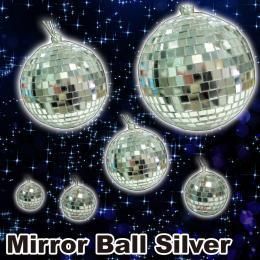 【在庫あり★即納可能】ミラーボール 20cm★シルバー/インテリア/パーティー/おしゃれ/クラブ/ダンス【新品★未使用品】