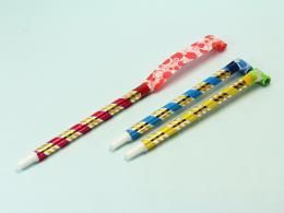 【在庫あり★即納可能】吹き戻し笛 ばら売り(1個単位販売)★腹式呼吸方法★ロングブレス器★昔っからありますが いまだに人気です【新品★未使用品】