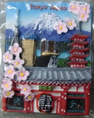 立体 ポリレジンマグネット 日本の名所巡り 雷門 城と舞子 京都金閣寺 鎌倉の大仏 新幹線★開運繁盛 日本の風景 和雑貨 磁石 インテリア雑貨通販【新品★未使用品】 