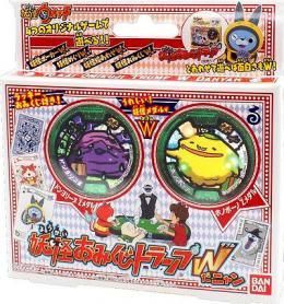 市場最安に挑戦【在庫あり★即納可能】妖怪ウォッチ 妖怪おみくじトランプ Wだニャン★妖怪メダル「ホノボーノ」「ドンヨリーヌ」付★バンダイ