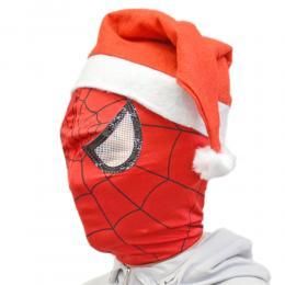 スパイダーマン コスプレマスク クリスマス限定サンタver.★パロディ【新品】悪用禁止