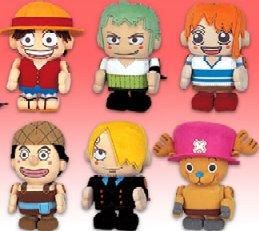 【市場最安】ユニファイブ ONE PIECE ワンピース ブロック風 ぬいぐるみ