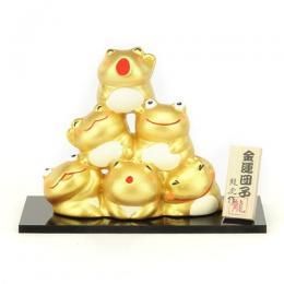 【お取り寄せ★納期 最長 約2週間】金運団子 かえる/ふくろう★金運アップ 風水グッズ★蛙・カエル・フクロウ・不苦労・福ロウ【新品】